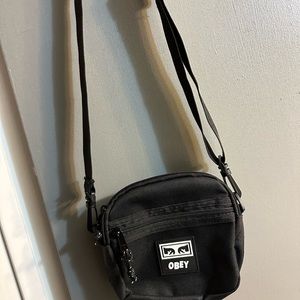 Obey Conditions Black Crossbody Bag